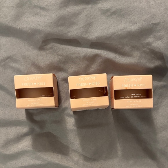 Colourpop Other - Three ColourPop Fresh Kiss Lip Cream - Vanilla Cake